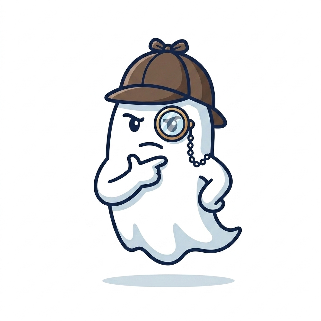 Ghost detective pensando